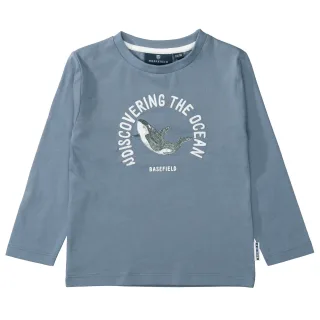 BASEFIELD - Kn.-Shirt washed blue - Gr. - 116/122