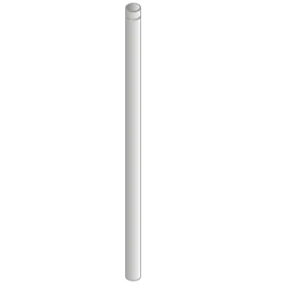 KWC Aquarotter Urinal-Spülrohrverlängerung, 350 mm, gerade, 2000101436 2000101436