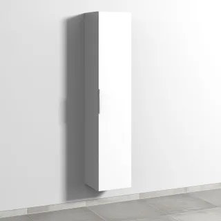 Sanipa 3way Hochschrank mit 1 Tür, Weiß-Soft UM10943