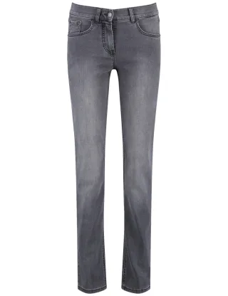 GERRY WEBER Edition - Jeans SOL꞉INE Slim Fit grau - Gr. - 36/R