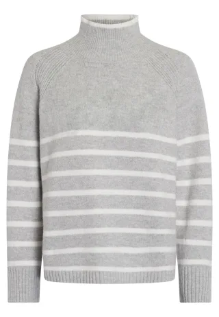 Marc Aurel - Pullover light grey varied - Gr. - 38