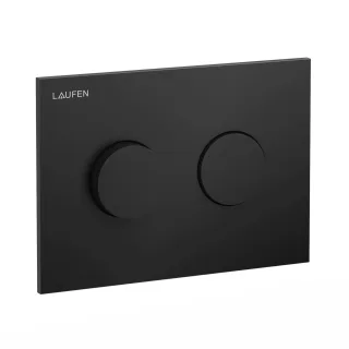 Laufen Betätigungsplatte GROOVE INEO mit Zweimengenbetätigung schwarz matt, H9001177160001 H9001177160001