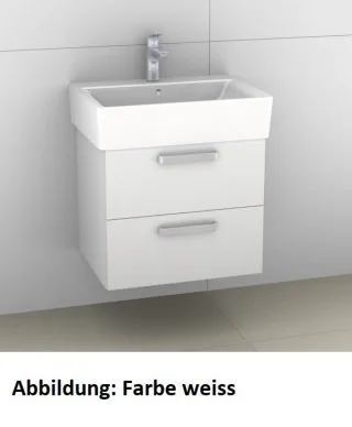 Artiqua 412 Waschtischunterschrank für Connect Cube E7141, E8101 Oxid Hellgrau quer, 412-WU2L-I14-71 412-WU2L-I14-7183-721