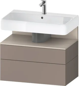 Duravit Qatego Waschtischunterbau wandhängend Basalt Matt 790x470x590 mm - QA4394091430000 QA4394091430000