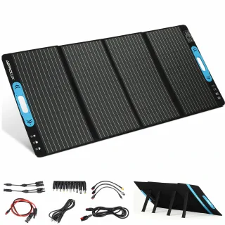 [EU Direct] Astrolux® FSP200 18V 200W Foldable Solar Panel Portable Solar Battery Charger With USB DC Multi-Contact 4 Mu