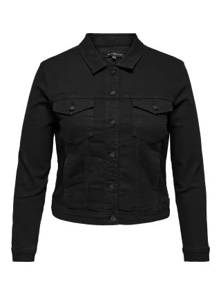 ONLY CARMAKOMA - CARWESPA LS JACKET BLACK DNM NOOS black - Gr. - 42