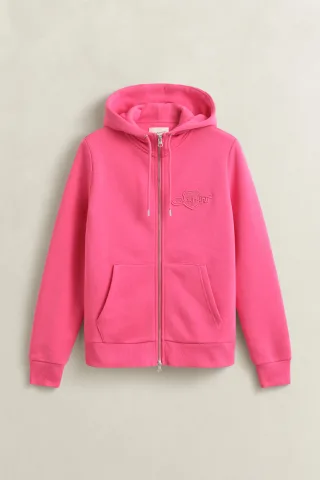 GANT - Tonal Shield Sweatjacke - Gr. - M