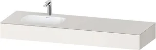 Duravit Qatego Einbauwaschtisch mit Konsole Weiß Supermatt 1600x550x170 mm - QA4693084840000 QA4693084840000