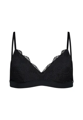 SKINY - Skiny Damen Soft BH herausn. Pads Micrornaments black - Gr. - 36/A-B
