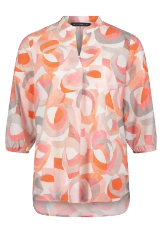 Betty Barclay - Schlupfbluse rose/cream - Gr. - 48