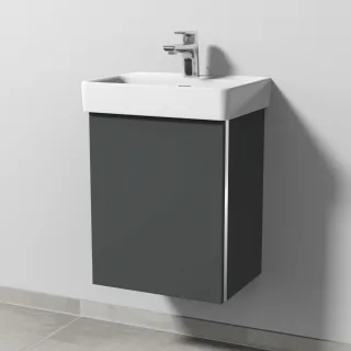 Sanipa 3way Waschtischunterbau zu Laufen Pro S Waschtisch mit 1 Tür, Anthrazit-Matt BR78322