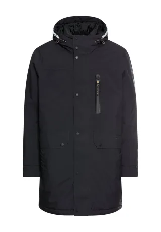 camel active - teXXXactive® Mantel mit Kapuze dark navy - Gr. - 102