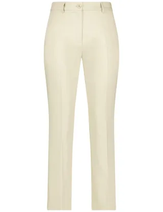 GERRY WEBER Collection - Bequeme Chino mit Saumschlitzen grün - Gr. - 44