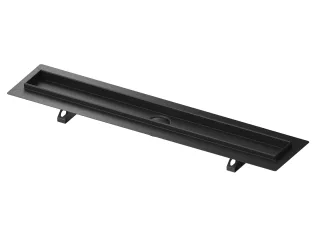 Tece drainline Duschrinne, schwarz matt beschichtet, Seal System Dichtband, 1500 mm, 601505 601505