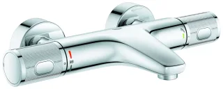GROHE Thermostatarmatur Grohtherm 1000 Performance 34830 Wandmontage chrom, 34830000 34830000