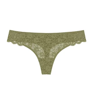 Triumph - Amourette Hipster String olive gold - Gr. - 36
