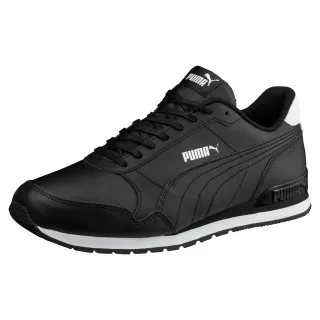 PUMA Sneaker "ST RUNNER V2 FULL L" mit Schnürverschluss, mit SOFTFOAM+ Dämpfungstechnologie, aus Leder