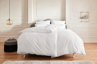 OTTO home Bettwäsche "Mila in 135x200, 155x220 oder 200x200 cm" 3 Stk. Mako-Satin, Bettwäsche aus Baumwolle, unifarbene Bettwäsche