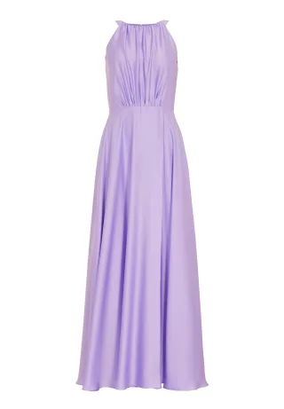 SWING - Kleid aus nachhaltigem Satinchiffon mit Perlen fashion lilac - Gr. - 40