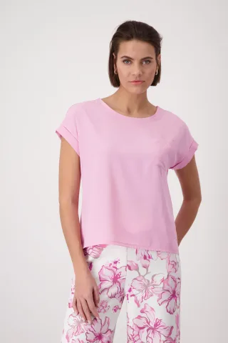 monari - Basic-Blusenshirt bubblegum - Gr. - 46