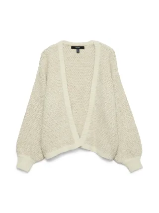 VERO MODA - VMLOVELY LS OPEN CARDIGAN Birch - Gr. - XL
