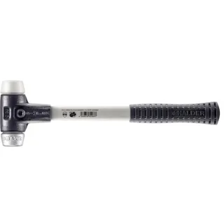 HALDER SIMPLEX - Schonhammer mit verstärktem Tempergussgehäuse und Fiberglasstiel, Superplastik - 3779.030