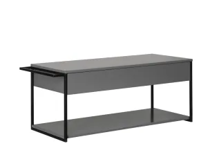 Fackelmann NEW YORK Waschtischunterschrank 107,5x43,5x47,5 grau matt 1S, 84917 84917