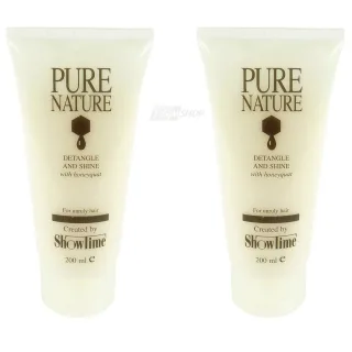 Showtime Pure Nature Detangle and Shine Haar Spülung Honig 2 x 200ml