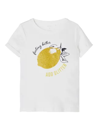 NAME IT - NMFHAMINA SS TOP bright white - Gr. - 92