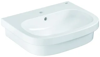 Grohe Aufsatzwaschtisch Euro Keramik 39337 60cm alpinweiß, 39337000 39337000