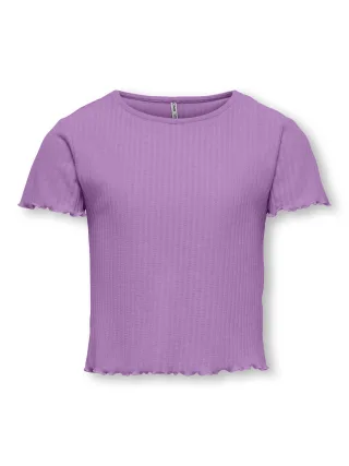 KIDS ONLY - KOGNELLA S/S O-NECK TOP NOOS JRS African Violet - Gr. - 146/152