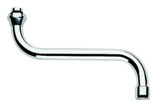 Grohe S-Auslauf 13084 Ausladung 200mm für Küchen-Wandbatterien DN15 chrom, 13084000 13084000