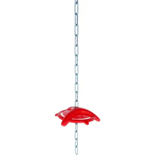 Kerbl Ferkelbeissring mit 75cm-Kette rot - 22605