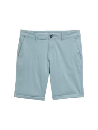 Tom Tailor - Slim Chino Shorts grey mint - Gr. - 33