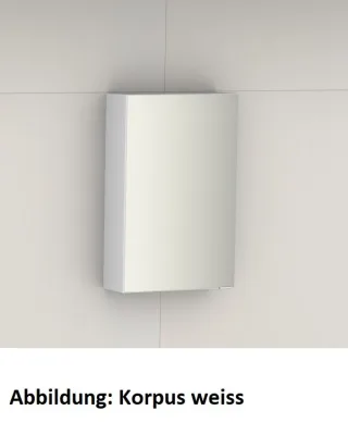 Artiqua Spiegelschrank, Quarzgrau Matt Touch, 070-SDT-1-45-L-173 070-SDT-1-45-L-173