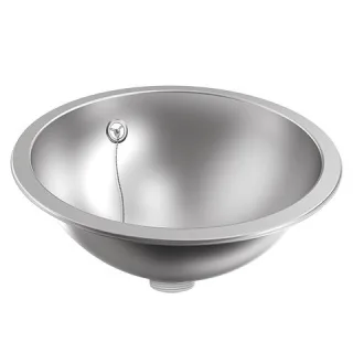 KWC Aquarotter Rundbecken, RONDO, Edelstahl, sdm, 426x160 mm, Überlauf, Ab-u.Überlaufgarn., 36000097 3600009752