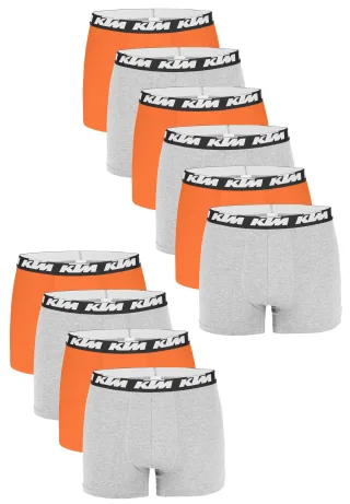 KTM by FREEGUN Boxershorts für Herren Unterwäsche Pant Men´s Boxer 10 er Pack