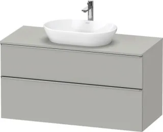 Duravit D-Neo Konsolenwaschtischunterbau wandhängend Betongrau Matt 1200x550x664 mm - DE496907007000 DE4969070070000