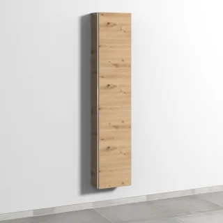 Sanipa 3way Hochschrank mit 1 Tür, Eiche Natural-Touch BR16385