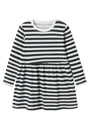 NAME IT - NMFVIVIA LS DRESS NOOS bright white - Gr. - 104