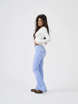 ONLY - ONLBLUSH MID FLARED DNM TAI198 NOOS Special Bright Blue Denim - Gr. - XS/30