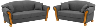 Home affaire 3-Sitzer "Milano" 2-Sitzer und 3-Sitzer, incl. Zierkissen