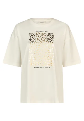 BROADWAY NYC FASHION - T-Shirt soft white - Gr. - M/001