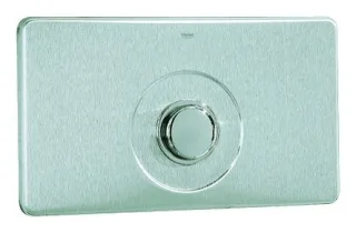 Grohe Platte und Druckknopf 42261 Edelstahl, 42261SD0 42261SD0