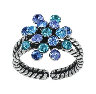 konplott - Ring - Magic Fireball Mini blau