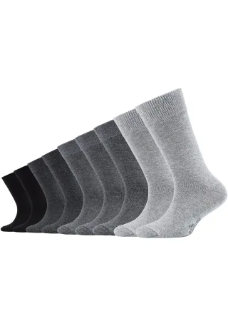 s.Oliver Socken "essentials" 9 Stk. tlg. mit weichem Bund
