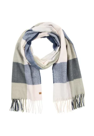 camel active - Karoschal mit Fransen sage - Gr. - OS