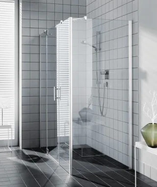 Kermi Seitenwand Filia XP UWD 0750x2000, silber hochglanz, ESG Opaco, FXUWD07520VUK FXUWD07520VUK