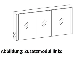 Artiqua LED-Spiegelschrank, Oxid Dunkelgrau quer, 071-SET-4-15-RA-723 071-SET-4-15-RA-723
