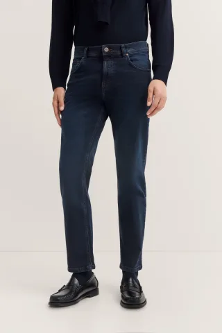 bugatti 5-Pocket-Jeans "Regular Fit" aus Authentic Denim mit Stretch-Komfort